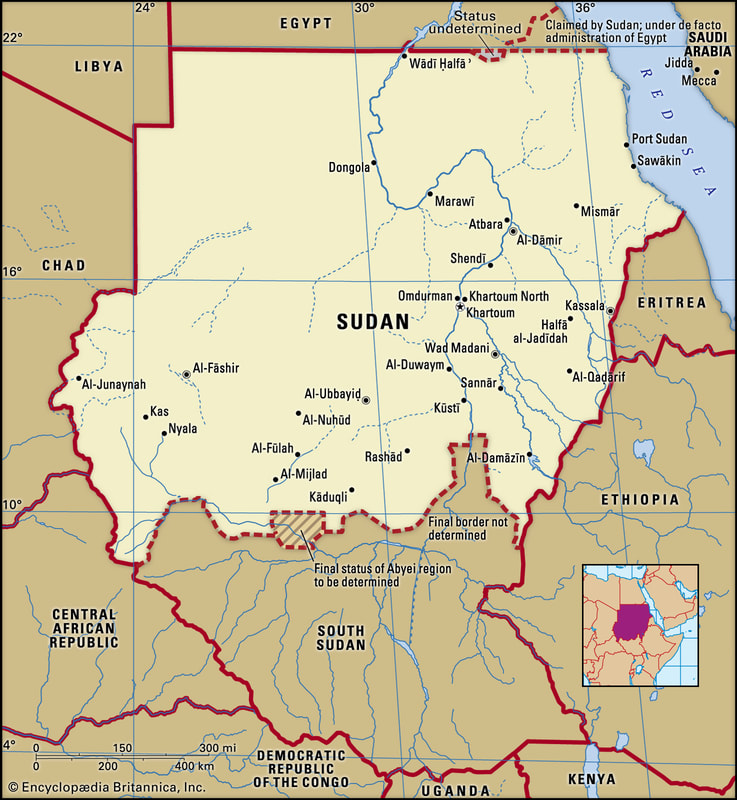 Map of Sudan image